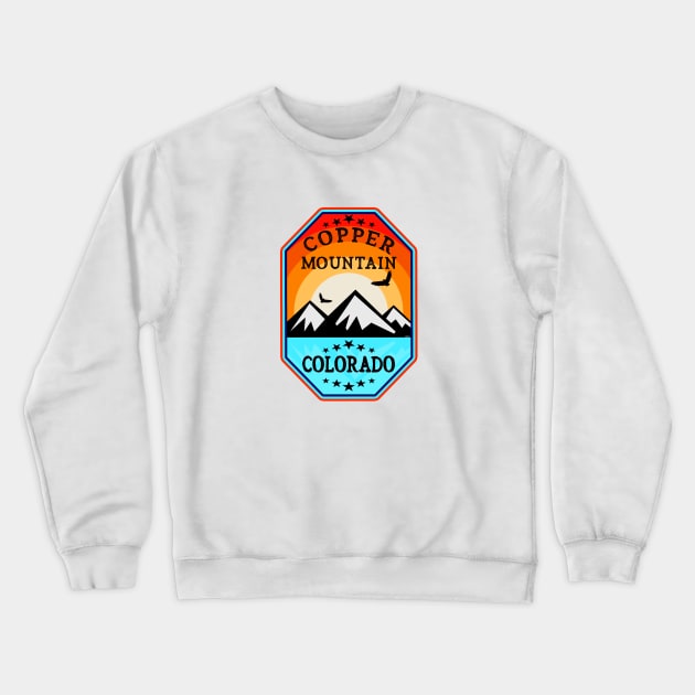 Copper Mountain Colorado Skiing Mountain Sunrise Crewneck Sweatshirt by DD2019